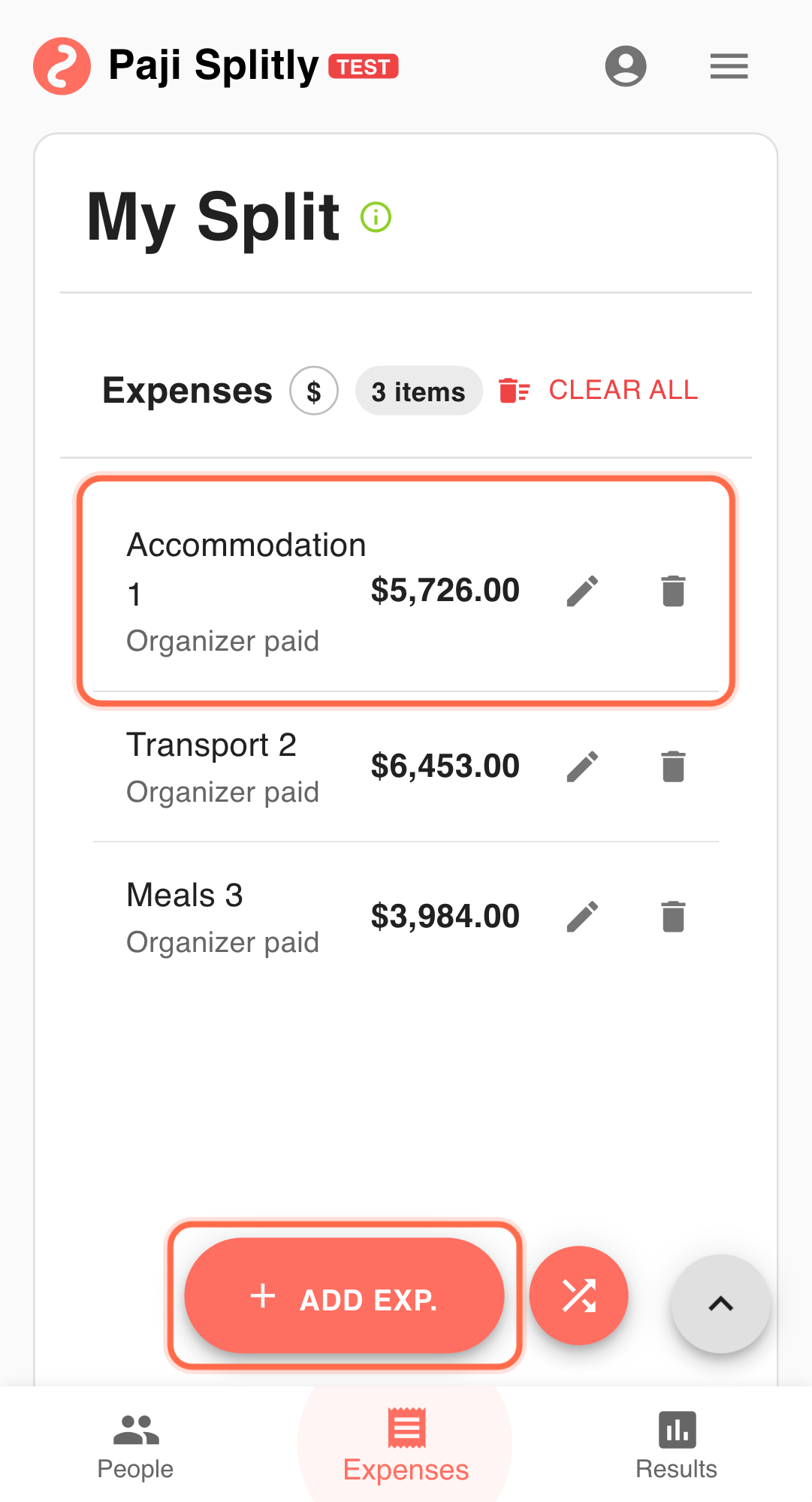 Feature screenshot: key workflow detail in Paji Splitly