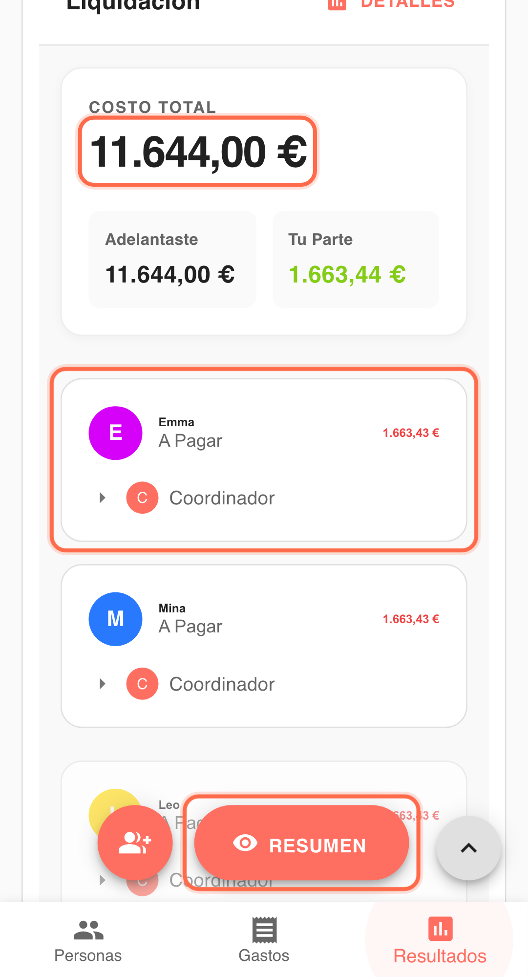 Feature screenshot: key workflow detail in Paji Splitly