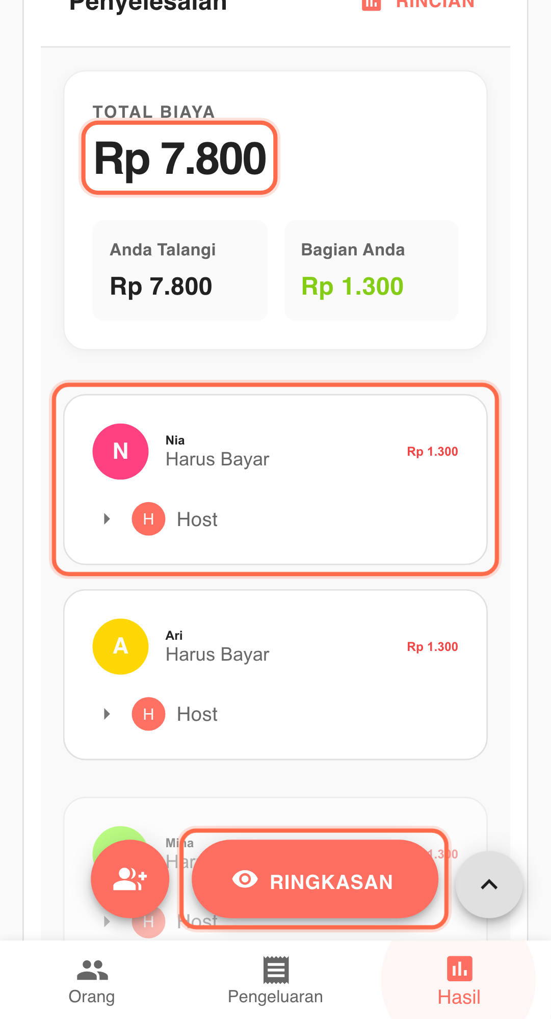 Feature screenshot: key workflow detail in Paji Splitly