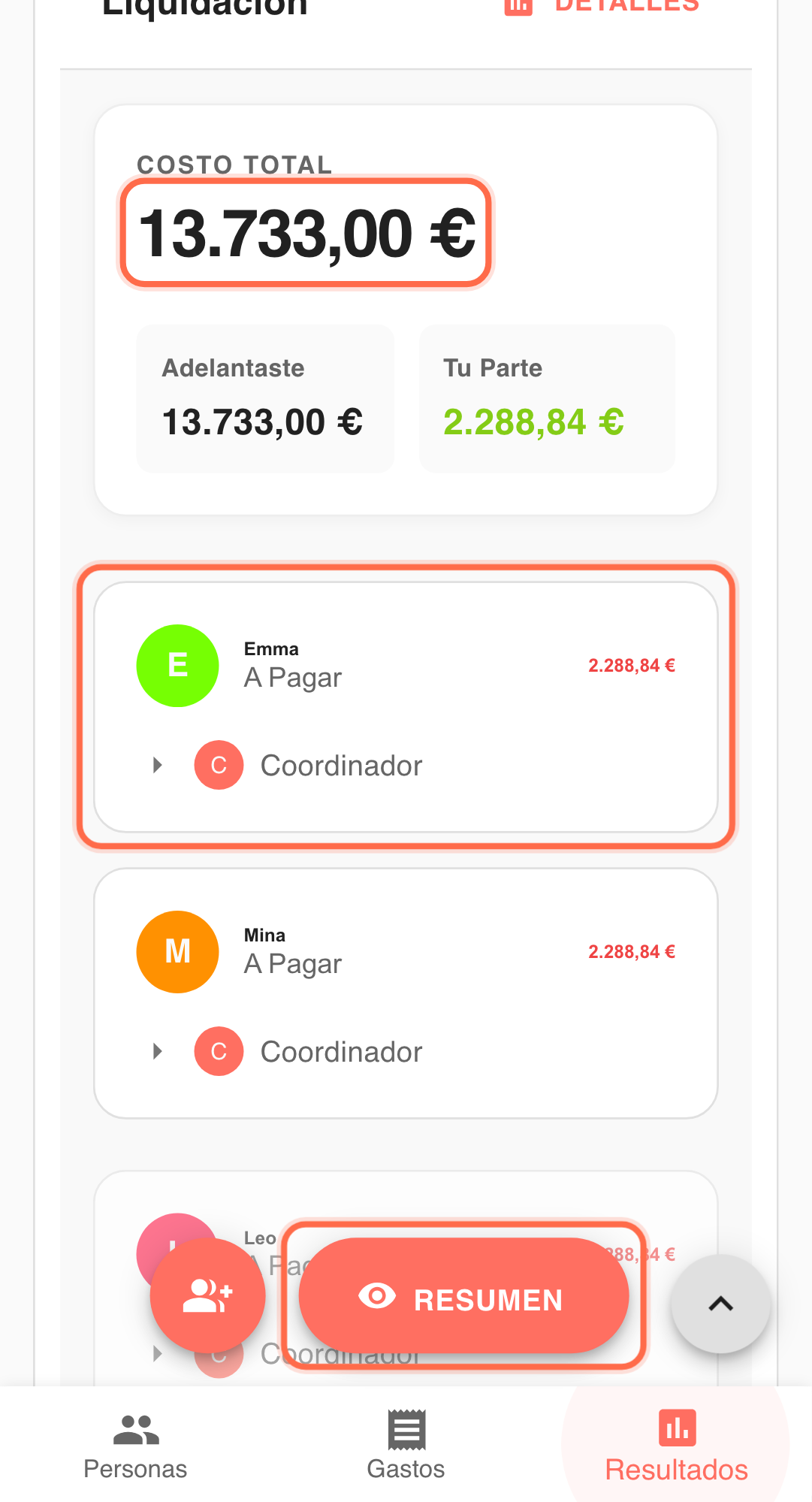 Feature screenshot: key workflow detail in Paji Splitly