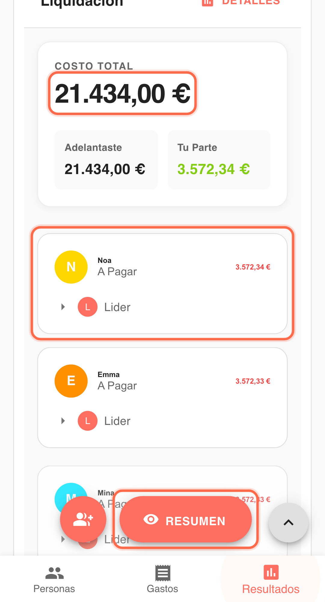 Feature screenshot: key workflow detail in Paji Splitly